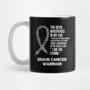 The Devil- Brain Cancer Awareness Support Ribbon Mug